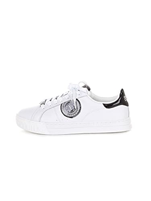 VERSACE JEANS COUTURE 71YA3SK1 ZP026 - Zapatillas de Tenis débil para Hombre, Blanco, 43 EU