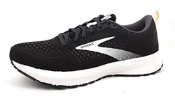 Brooks Revel 4, Zapatillas para Correr Mujer, Black Oyster Silver, 37.5 EU en oferta