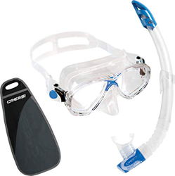 Cressi Marea y Gamma Snorkel Combo, Unisex, Azul en oferta