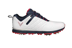 Callaway Lady Mulligan 2020 Zapato de golf impermeable Mujer, Blanco/Azul Marino ,40 EU en oferta