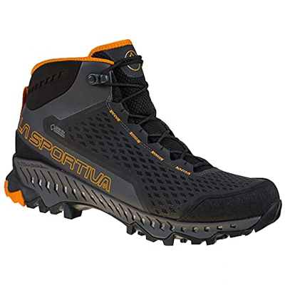 LA SPORTIVA Stream GTX, Botas de Senderismo Hombre, Carbon/Maple, 40.5 EU