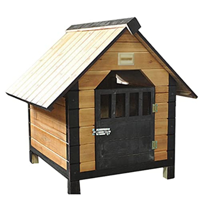 HYJBGGH Casas para Perros De Madera, Casa para Perros Interior Resistente A La Intemperie, No Se Requieren Herramientas para El Montaje, Casas para Pe