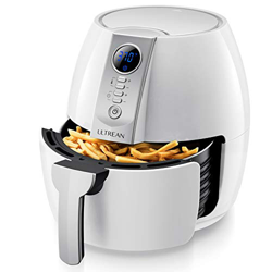 Ultrean Freidora sin Aceite, Freidora Aire 4L, Air Fryer con Pantalla LCD Digital, Sarten Antiadherente, Temperatura y Tiempo Ajustable, sin BPA ni PF en oferta