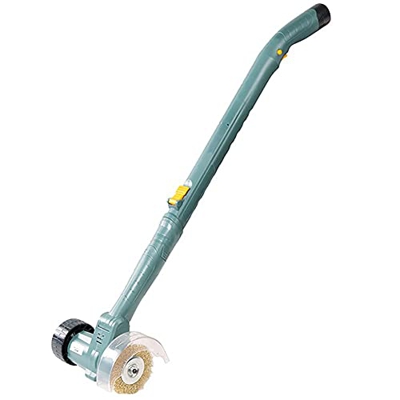 ZYYH Limpiadora de pavimentos eléctrica, con batería y Cargador, con 2 cepillos, Mango telescópico, Cargador estándar británico, 7,2 V/batería × ​​1