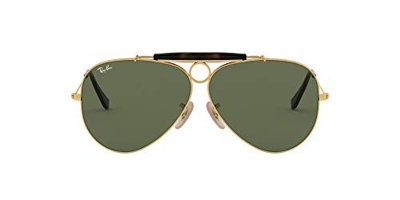 Ray-Ban Shooter 181 Gafas de Sol, Gold, 62 para Hombre
