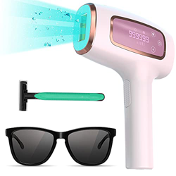 Dispositivo de depilación IPL automático con refrigeración por hielo, máquina de depilación profesional, removedor de pelo para mujeres y hombres, cue características