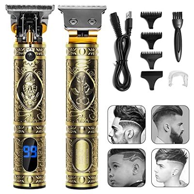 Maquina Cortar Pelo Profesional, Maquina de Afeitar Cortapelos hombre Cortadora de Pelo Inalámbrico Recortadora de Barba para Hombres, Carga USB, Pant