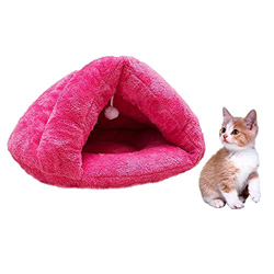 LJM Mascota Gato Perro Suave cálido Nido Perrera Cama Cueva casa Saco de Dormir Alfombrilla Alfombrilla Tienda Mascotas Invierno cálido Cama acogedora en oferta