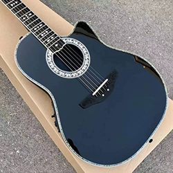AMINIY 6 Cuerdas Guitarra Acústica Guitarra Eléctrica 41 Pulgadas Ebony Fingerboard 21 Posición De Tono Guitarra (Color : Guitar EQ and Case, Size : 4 precio