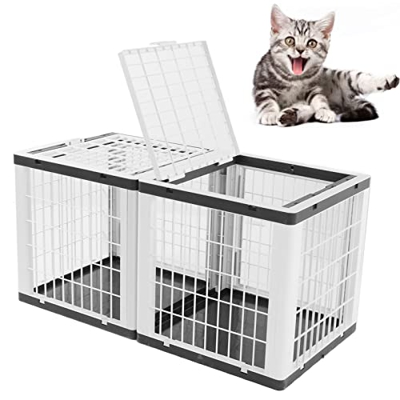Casa para Gatos, Robusta Y Práctica Jaula de Lujo para Perros Confiable con Máxima Durabilidad para la Tienda Prt para Perros