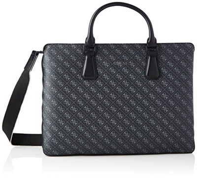 Guess VEZZOLA Work Bag, Backpack para Hombre, Negro, Talla única