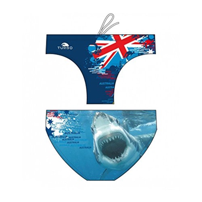 Turbo Power Shark Australia 2015 Bañador para Hombre, Marin, S Unisex Adulto