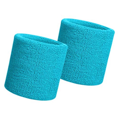 HANERDUN 2 Pzs Muñequera Deportiva Deportes Sweatband Suave Espesar Algodón Tenis Gimnasia Fútbol Baloncesto Correr Deportes Atléticos