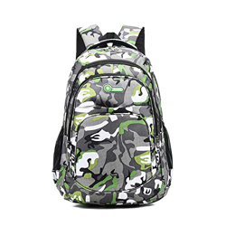 FANDARE Camo Mochila Mochilas Tipo Casual Bolsas Escolares Niña Niño Bolsa de Viaje Bolsos de Mujer Hombre Adolescente Al Aire Libre Partido Viaje Day en oferta