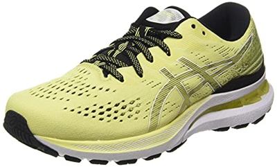 Asics Gel-Kayano 28, Running Shoe Hombre, Glow Yellow/White, 42 EU