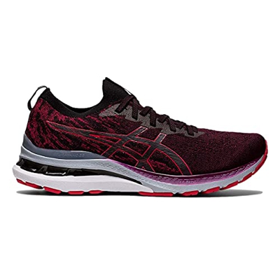 Asics Gel-Kayano 28 MK, Running Shoe Hombre, Deep Mars/Electric Red, 43.5 EU