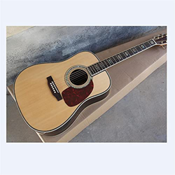 AMINIY Ebony Freboard 41 Pulgadas Guitarra Acústica Sólido Acústica Guitarra Eléctrica Cuerpo Redondo Guitarra para Principiantes Guitarra (Color : Gu características