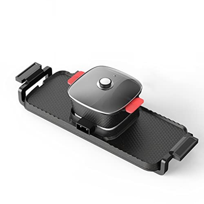 LZL Olla Caliente Máquina de Barbacoa de no desmontaje Shabu-Humo a la Parrilla Menos Aceite eléctrico Pan de asado de asado Caliente Barbacoa Parrill