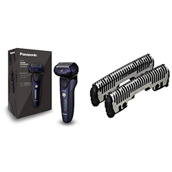 Panasonic ES-LV67-A803 - Afeitadora premium + Panasonic WES9170Y1361 - Hoja exterior para afeitadoras características