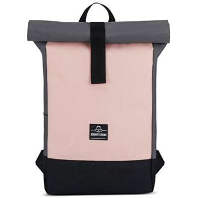 Mochila Mujer y Hombre Rosa - Johnny Urban Ryan de Botellas Pet Recicladas - Resistente Mochilas Morral Casual Cotidiano - Impermeable y Compartimento