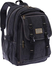 Aoking Mochila de lona para hombre, 30 L, mochila para universidad, deporte, exterior, viaje, mochila grande, para escuela, aprox. 45 cm x 30 cm x 15  características