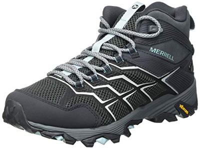 Merrell Moab Fst 2 Mid GTX, Zapatillas para Caminar Mujer, Gris (Storm), 38 EU