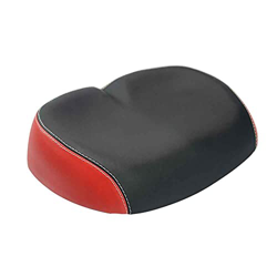 SDFLKAE Sillín de bicicleta ancho PU impermeable asiento de bicicleta sin nariz gran Butt Saddle cómodo y transpirable elástico asiento de bicicleta d precio