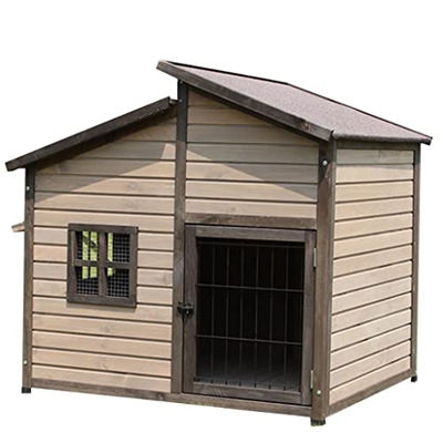 HYJBGGH Casas para Perros para Perros Grandes - Casa para Perros De Interior Resistente A La Intemperie - Casa para Perros con Aislamiento De Madera -