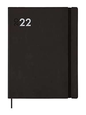 Finocam - Agenda 2022 Semana Vista Vertical, de Enero 2022 a Diciembre 2022 (12 meses) Y12 - 210x270 mm Dynamic Mara Negro Español