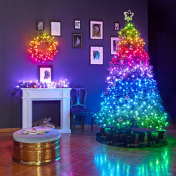 Twinkly Music set cadena luces negro 600 RGB-LED en oferta