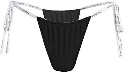 Calvin Klein Bottom Bragas de Bikini, Pvh Black, M para Mujer