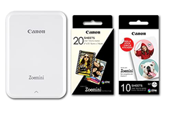 Canon ZOEMINI Photo Printer Blanca 30 Unidades, Papel Incluidas precio