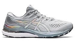 Asics Gel-Kayano 28 Platinum, Running Shoe Hombre, Piedmont Grey/White, 44 EU precio