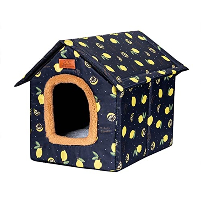 Youmei Casa para Gatos para Exteriores Perrera Cómodo Casa para Mascotas Y Sofá Casa De Mascotas Lavable Suave Y Cálido para Perros, Gatos, Perros, Co