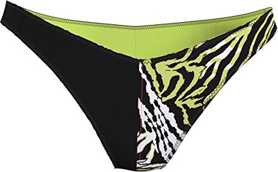 Calvin Klein Delta Brazilian Bragas de Bikini, Enredado Tiger Direct Verde, L para Mujer