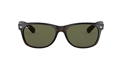 Ray-Ban New Wayfarer Gafas de Sol, Tortoise, 58 para Hombre