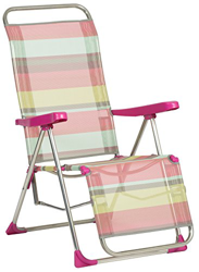 Alco 480ALF-1726 Relax fibreline, Pata Cerrada, Rayas Multicolor, 103x65x14 cm precio