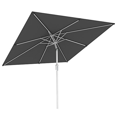 paramondo Sombrilla parasol interpara 3 x 3m (cuadrada/gris) / Estructura (antracita)