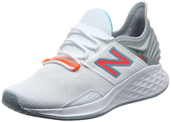 New Balance Women's Fresh Foam Roav V1 Running Shoe, White/Vivid Coral/Light Cyclone, 5.5 precio