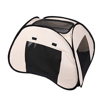 YHWD Casa De La Perrera Plegable, Casetas para Perros Pequenios Puede Ayudar A Las Mascotas A Secarse, Diseño de Cremallera Caseta para Perros Suave Y