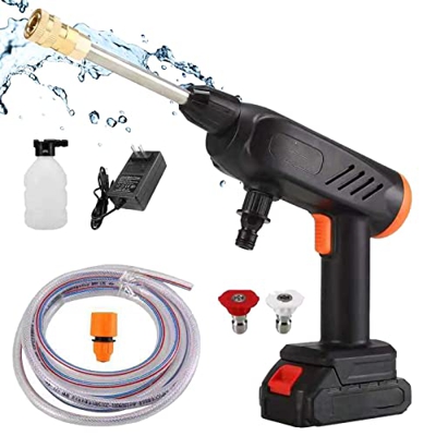 MEARCOO Limpiadora a Presion Bateria 24/48v, Portatil Hidrolimpiadora de Alta Presión, Limpiadora a Presion Portatil, Limpiadora a Presion Pequena par