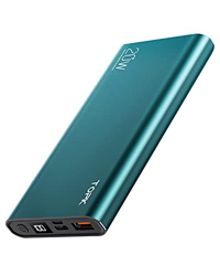 TOPK Power Bank 10000mAh, 20W PD QC 3.0 [2021 Dernier] USB C Cargador portátil Batería Externa Pantalla LED Compatible con iPhone 12 11 Pro X XS, Sams precio