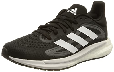 adidas Solar Glide 4 W, Zapatillas de Running Mujer, NEGBÁS/FTWBLA/Gricin, 38 EU