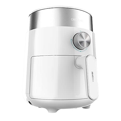 Cecotec Freidora sin Aceite de Aire Caliente Cecofry Essential Rapid Sun. 1200 W, Dietética, 2.5L, Termostato Regulable, de 80ºC a 200 ºC, Blanco