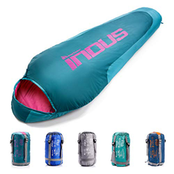 meteor Saco de Dormir Momia - Ideal para niños y Adultos en Viaje, Camping, Festival, Hotel, Acampada Senderismo al Aire Libre Portátil con Saco de Co características