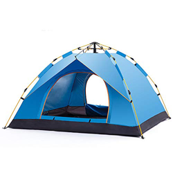 Ping BU Qing Yun Tiendas de campaña, Totalmente automáticas 3-4 Personas al Aire Libre Protector Solar de una Sola Capa y Equipo a Prueba de Lluvia de características