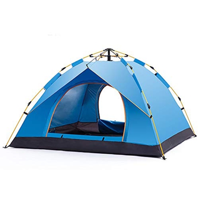 Ping BU Qing Yun Tiendas de campaña, Totalmente automáticas 3-4 Personas al Aire Libre Protector Solar de una Sola Capa y Equipo a Prueba de Lluvia de