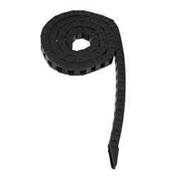 Cadena De Arrastre Del Portador De Alambre Espaciador Pequeño De 7 X 7 Mm, Cable De Plástico Negro, Estructura Fuerte Duradera Para Impresoras 3D, Máq en oferta