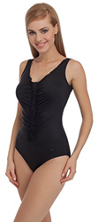 Feba Monokini Moldeador de Silueta Bañadores Trajes de Baño 1 Pieza Ropa Vestidos Playa Verano Mujer F33 (Patrón-212, EU 44 = ES (46)) en oferta