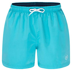 Bugatti® – Bañador moderno para hombre en verde menta, azul marino, naranja, rojo, turquesa o negro Turquesa (interior marino). XXL precio